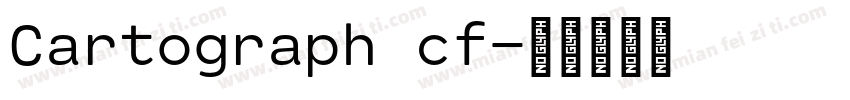Cartograph cf字体转换